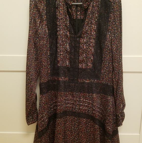 Derek Lam 10 Crosby Floral Long Sleeve Shift - Picture 2 of 4